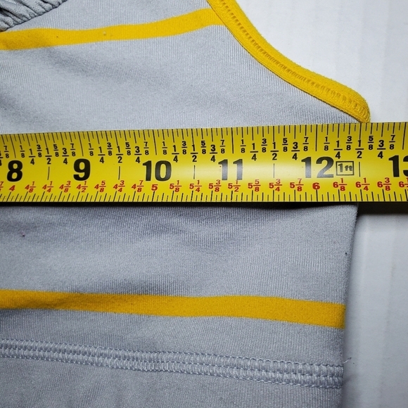 Lululemon Athletica Gray and Yellow Tank Top - Picture 6 of 7